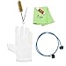 Produktbild Reinigungs-Set - LADE Blechblaeser Instrument Trompete Posaune Tuba Horn Reinigungs-Set Kit Werkzeug mit Reinigungstuch Pinsel Fettdoeschen Handschuhe