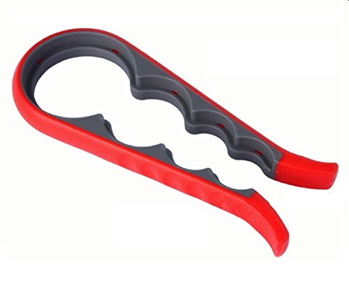 ADOO Cap Opener Dosenöffner, Cap Launcher Bier Weinflasche Opener und Deckelöffner Anti-Rutsch Gummi Jar Deckelöffner für eine Reihe von Größen
