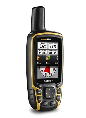 Garmin 64 - GPS de Mano (mapas del Reino Unido), Amarillo (Importado)