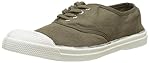 Bensimon Tennis Lacet, Baskets Basses Femme, Vert (Kaki), 41 EU