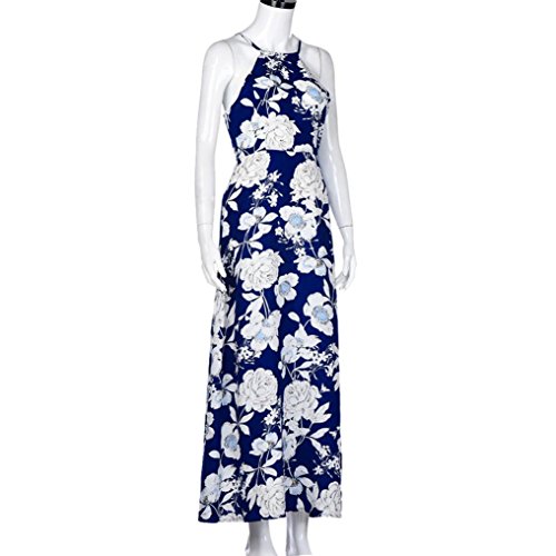 LILICAT Frauen Sommer Boho Lange Maxi Abend Party Kleid Strand Kleider Sundress - 5