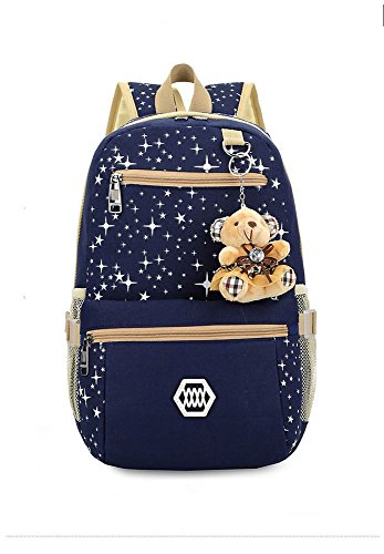 AILEESE Laptop Backpack Boys Girls 11-17Inch Notebook Computer Rucksack Waterproof School Bag for Teenagers Children's 3pc