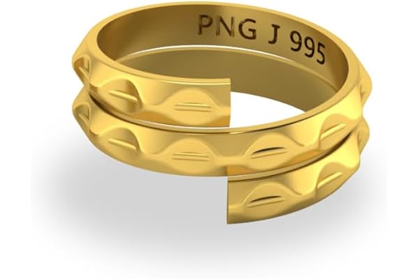 PNG Jewellers 0.5 gram Vedhani Gold Ring 24 kt (995)