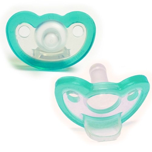 JOLLYPOP Pacifier Dummy Latest Innovation in Dummies From Inventor of Gumdrop - Teal Preemie Premature NICU Baby