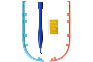 Cymwer Controller sinistro e destro strisce decorative for interruttore 2 joy-con, strisce di decorazione di sostituzione facili strisce decorative for interruttore 2 accessori da gioco