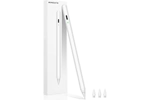 BONZATA Stylus Pen Pro for iPad 2018-2024, iPencil 2nd Generation for iPad with Palm Rejection & Tilt Sensitivity, Pencil for iPad 10/9/8/7/6, iPad Mini 6/5, iPad Air 5/4/3, Pro 11/12.9"