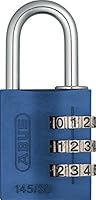 ABUS Cadenas antivol &agrave; combinaison 3 Chiffres - Bleu