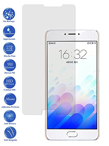 Protector de Pantalla Cristal Templado Vidrio 9H Premium para Meizu M3 Note - Todotumovil