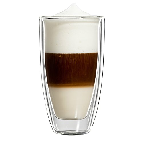 Bloomix C-114-350-G Roma Lot de 2 verres isothermes double paroi pour grand latte macchiato