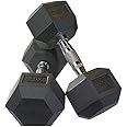 IRON FIT GEAR HEX DUMBBELL WEIGHTS CAST IRON RUBBER 2.5KG - 22.5KG PAIRS SETS (2 x 12.5kg)
