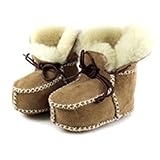 Itaar Baby Sheepskin Shearling Suedel Lined Boots Infant/Toddler Shoes 6-12 Month