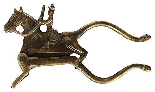 Krishna Mehta Brass Beetle Nut Cutter/Sarota (12 x 0.5 x 8 cm, Bronze)