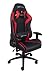 Produktbild E-Win®, Bürostuhl, Gaming Stuhl, Schreibtischstuhl, Chefsessel mit Armlehnen, Gaming chair, Stoff Leder Kombination schwarz / rot hochwertig & sehr bequem
