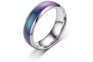 EliteKoopers Random Cute Kids/Adults Changing Color Mood Ring For Girls Boys Men Women Jewellery Fashion Gift Item