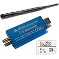 ADSBexchange.com RTL2832U-based ADS-B SDR w/Amp and 1090 Mhz Filter & Software on Industrial MicroSD
