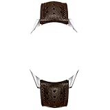 22/18 mm Träger aus Armbanduhr Braun/Orange Dotted Stil, mit brauner Naht zu für Tag Heuer