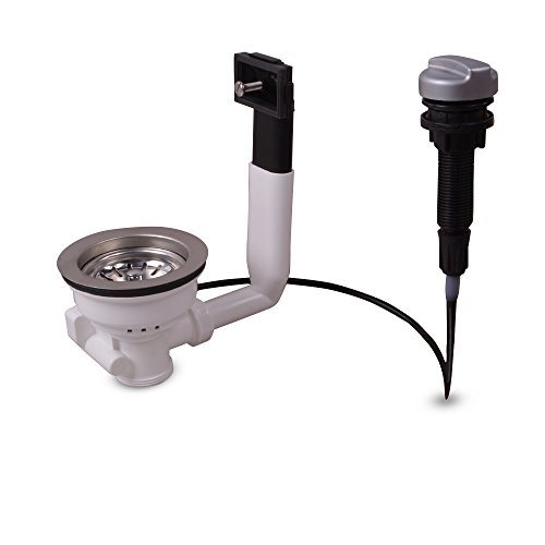 Preisvergleich Produktbild Siebkorbventil 140mm mit Drehbetätigung und Überlauf Made in Germany