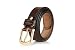 Produktbild EMMACHOU Männer Gürtel Gürtelschnalle Casual Gürtel Herren Gürtel Gürtel Kupfer Schnalle Kopf Braun, 130Cm