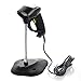 Produktbild Sedeta® Automatische Barcode Scanner Tragbare USB Port Laser Barcode Barcode Scanner Reader POS + Ständer, schwarz bis to10000 Code