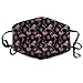 Produktbild SDGSS Mouth Mask,Flamingos Pink Black Pattern Unisex Fashion Warm Anti-Dust Washable Reusable Mouth Mask