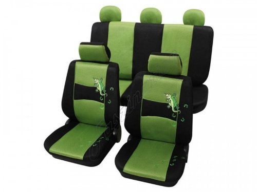 Preisvergleich Produktbild Faszination 4813 Autoschonbezug Komplett-Set, Grün Schwarz
