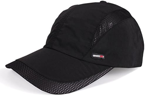 G7Explorer Quick Drying Breathable Cap Outdoor Hat (Black)