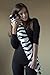 Yuyu, Fleece Hot Water Bottle, Zebra Print, Black&White