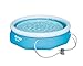 Produktbild Bestway ® Fast Set Pool Set mit Filterpumpe, 305 x 76 cm, Blau