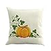 Produktbild serliy Halloween Kürbis Weich Taille Wurf Flauschige kissenbezüge kissenhüllen Spannbettlaken Hause sofakissenbezug günstige schöne Moderne Plüsch Hohe Qualität Polsterung Baumwolle bettwäsche