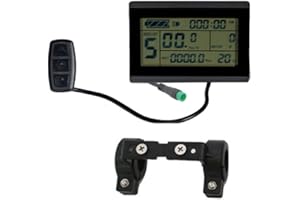 SPORTARC KT-LCD3U Compteur de vitesse électrique avec écran LCD pour vélo électrique avec prise USB 24/36/48 V Câble étanche