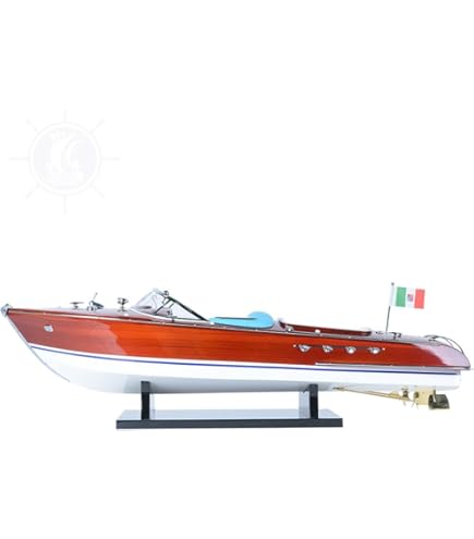 Maquette Bateau RIVA AQUARAMA 67 cm bois et accastillage SUPERBE