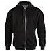 Produktbild Turin Motorcycle Wear - Motorrad-Sweatjacke mit Kapuze - CE-Protektoren & Kevlar - Gefüttert - Schwarz - EU 56