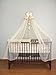 Stunning Baby Canopy / Mosquito Net for Cot + Fitting / Holder - Cream Stars