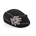 Produktbild Hat Ladies Herbst Und Winter 100% Wolle Beret Cap British Wind Elegant Diamond Beret