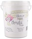 pintura blanca 1 capa Ultra mate Amelie Prager 1000-01 Pintura al agua, Blanco Nieve, 1 l