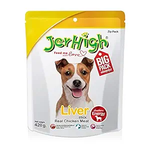 Jer high Liver Made with Real Chicken Meat, Medium, 420 g