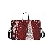 Produktbild Weihnachtsbaum-Design-Kaffeebohnen Stock Illustration Muster Aktenkoffer Laptoptasche Messenger Schulter Arbeitstasche Crossbody Handtasche für Geschäftsreisen
