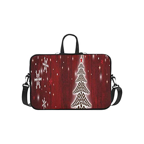 Preisvergleich Produktbild Weihnachtsbaum-Design-Kaffeebohnen Stock Illustration Muster Aktenkoffer Laptoptasche Messenger Schulter Arbeitstasche Crossbody Handtasche für Geschäftsreisen