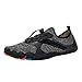 Produktbild FeiBeauty Herrne Outdoor Wanderschuhe Schnell trocknende Wasserschuhe für Männer Pool Beach Swim Kordelzug Schuhe Creek Tauchschuhe Schwarz Blau Grau 39-47