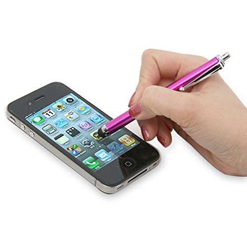 Hieha 10x universal Stylus Stift Touch Pen 10cm in verschiedenen Farben für kapazitiven Touchscreen Smartphone iPhone iPad Tablet PC GPS - 5