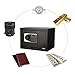 Produktbild FORIN Security Safe Möbeltresor Digitaler Safe Tresore Elektronischer sicherer Kasten der Haussicherheits mit LED Schirm und Schlüsseln (Schwarz)