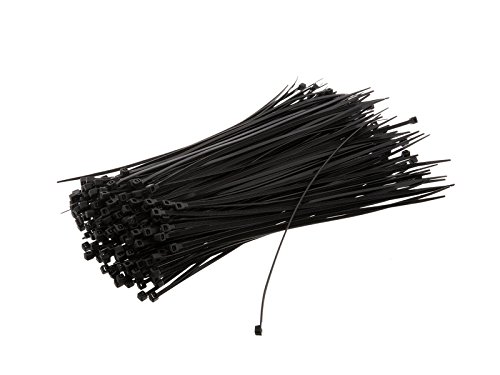 Preisvergleich Produktbild Fixman Set: 200x Kabelbinder 200mm x 3mm - Schwarz