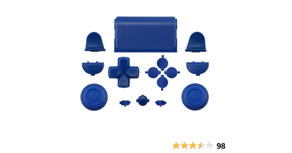 Wps Touch Pad Thumbsticks Dpad Home Full Buttons Set Replacement Parts For Ps4 Playstation 4 Dualshock 4 Controller Shell For Gen 1 Controllers Navy Blue Amazon Co Uk Computers Accessories