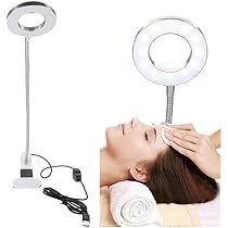 Ejoyous Tattoo & Make-up LED Lampe Mit Schwanenhals – Klemmlampe, 7W, 2 Lichtfarben, USB