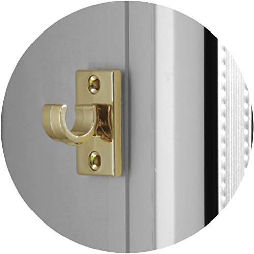 Ersatzträger Trägerhaken für Cafehausstangen 2er Set, Auswahl: 2,5cm in der Farbe – gold - 3