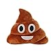 Cutebaby 23*20cm(L*H),Emoji Poop Shaped Stuffed Pillow Cushion Smiley Face Doll Toy
