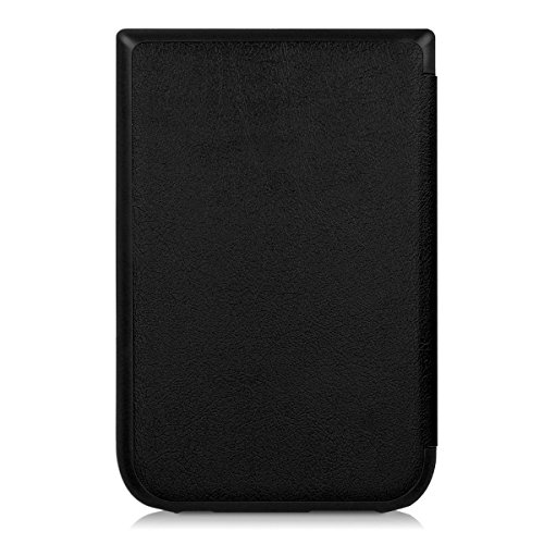 kwmobile Hülle für Pocketbook Touch HD – Flipcover Case eReader Schutzhülle – Bookstyle Klapphülle Schwarz - 3