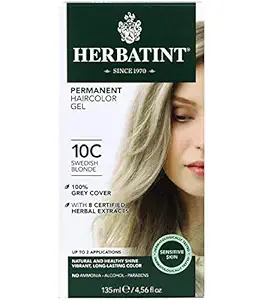 Herbatint Hair Color, 10C Swedish Blonde, 4 Fluid Ounce