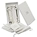 Personalised Silver Plated Cutlery Gift Set For Christening/Baptism/Naming Day (CG307C)