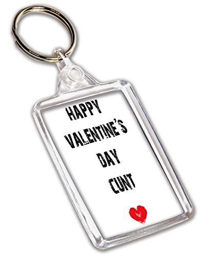 AKGifts Happy San Valentino, C * * T Portachiavi Divertente, Rude Regalo San Valentino